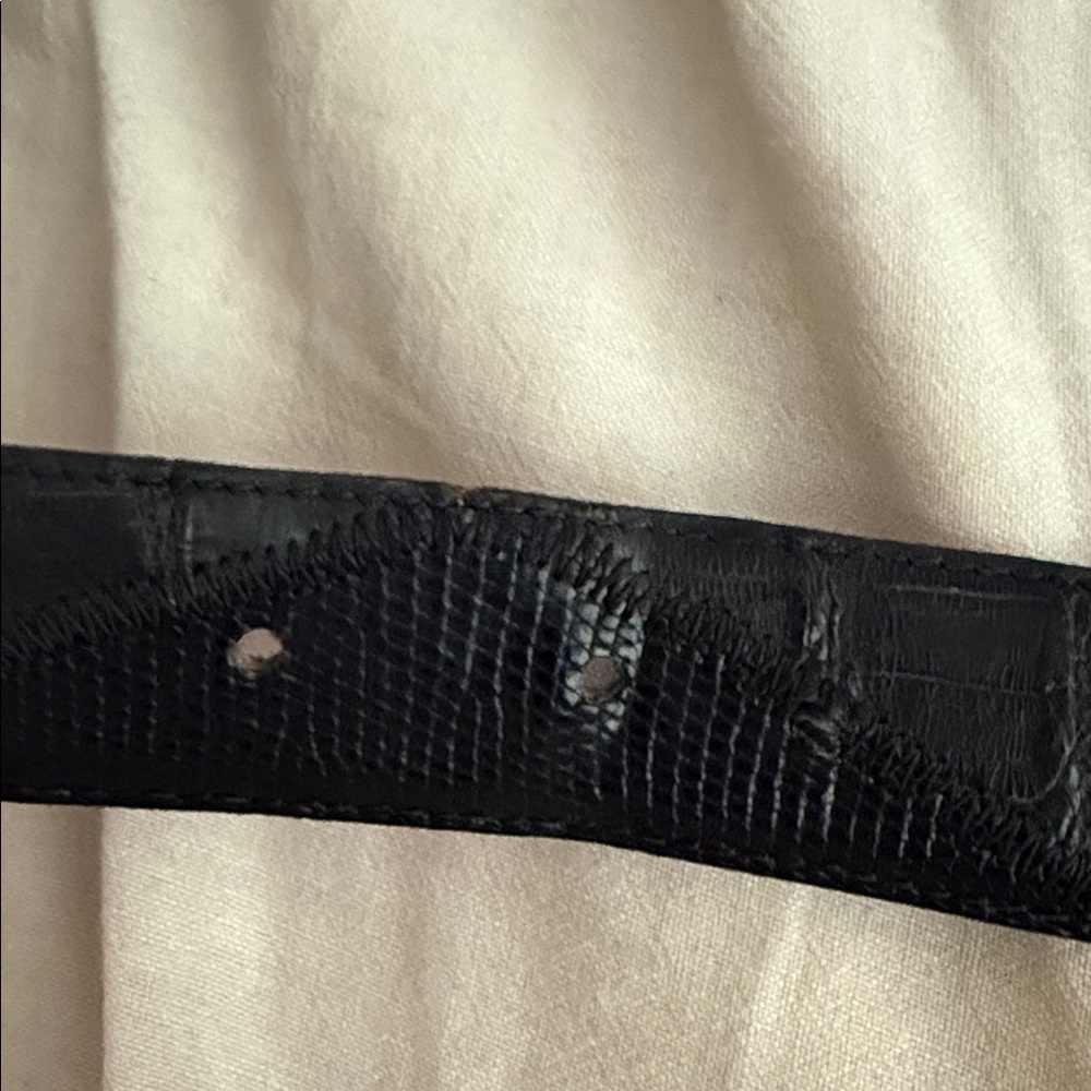 Genuine Crocodile 🐊 & Lizard 🦎 Leather Belt - Picture 6 of 16